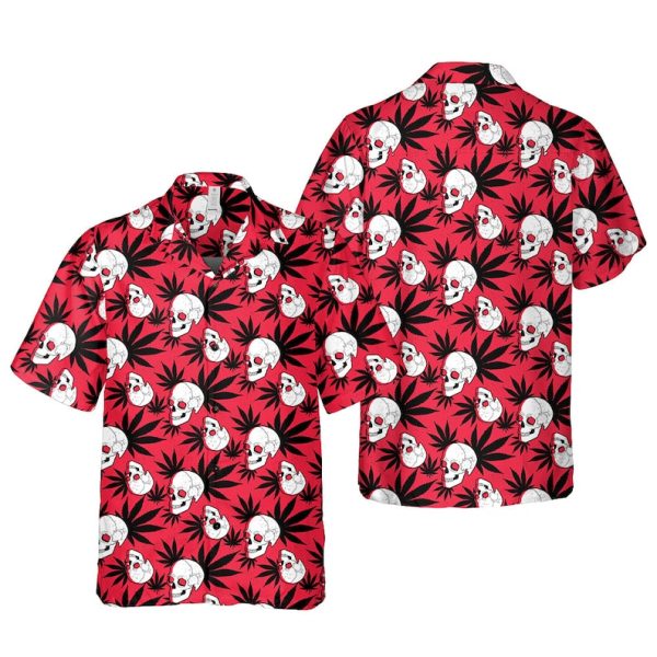 Skulls Button Up, Skull shirt, Dark love Goth Hawaiian Shirt, Summer Shirt For Men and Women Jezsport.com