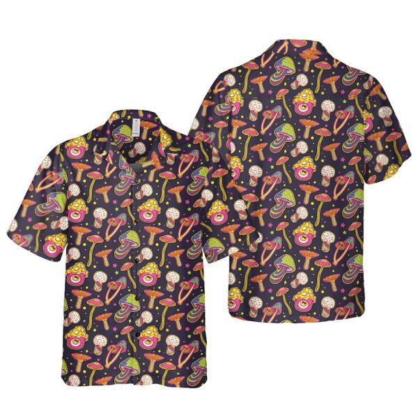 Dungeons and Dragons, Trippy Mushroom Hawaiian Shirt, Summer Shirt For Men and Women Jezsport.com