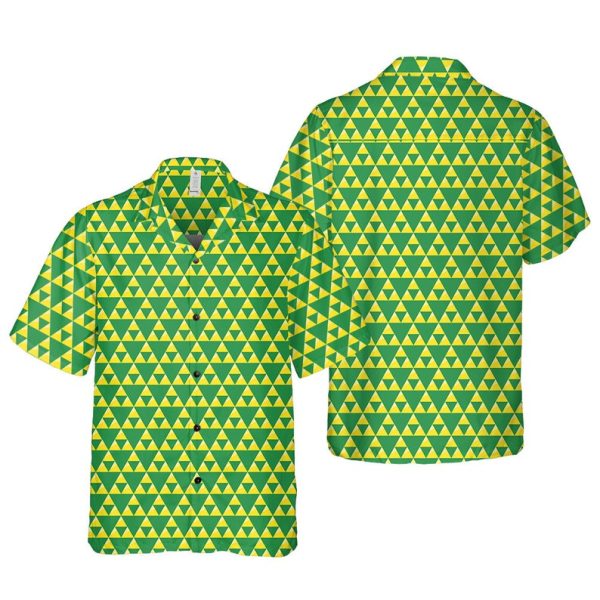 Zelda Triforce Shirt, Zelda Hawaiian Shirt, Summer Shirt For Men and Women Jezsport.com