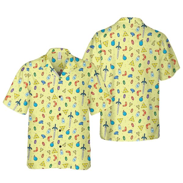 Zelda Items Hawaiian Shirt, Summer Shirt For Men and Women Jezsport.com