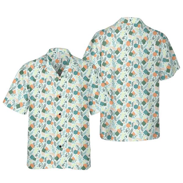 Dungeons and Dragons, Dice Pattern Hawaiian Shirt, Summer Shirt For Men and Women Jezsport.com