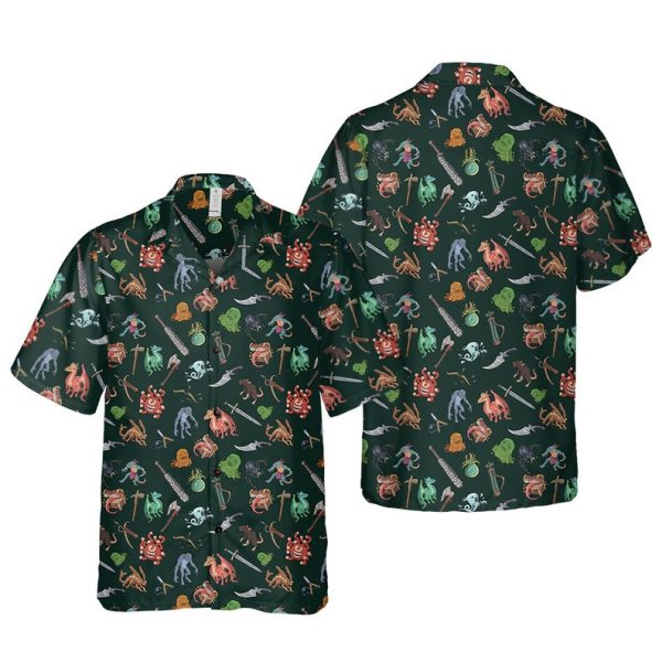 Dungeons and Dragons Monsters Hawaiian Shirt, Summer Shirt For Men and Women Jezsport.com