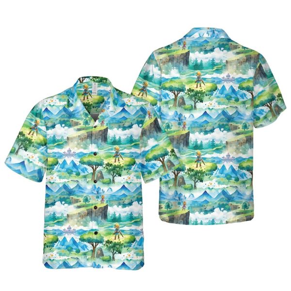 Zelda Totk Shirt, Zelda Shirt, Zelda Hawaiian Shirt, Summer Shirt For Men and Women Jezsport.com