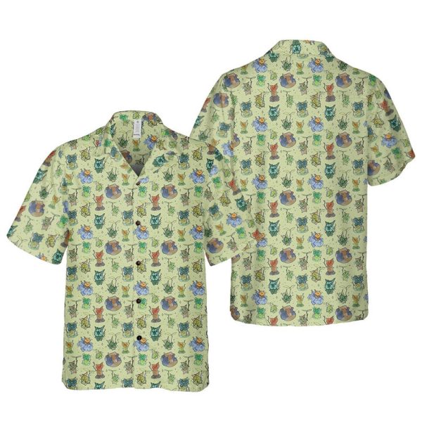 Korok Shirt, Zelda Korok Friends Shirt, Zelda Hawaiian Shirt, Summer Shirt For Men and Women Jezsport.com