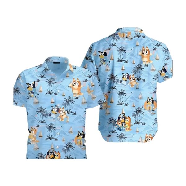 Walt Disney Bluey Hawaiian Shirt, Summer Shirt For Men and Women Jezsport.com