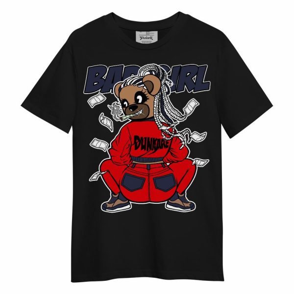 Low OG Howard Bison 1s Shirt - Rebellious Girl Bear Unisex Shirt Matching Jordan Shirt Jezsport.com