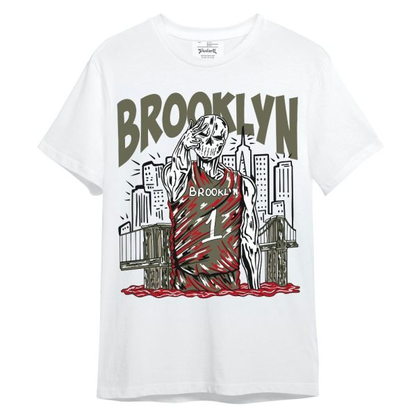 Low OG Medium Olive 1s Shirt - Brooklyn's Skeleton Unisex Shirt Matching Jordan Shirt Jezsport.com