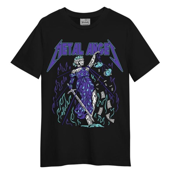 Low Hornets 1s Shirt - Metal Angel Skeleton Shirt Unisex Matching Jordan Shirt Jezsport.com