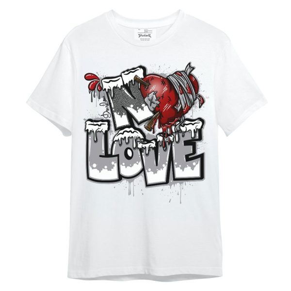 Cement Grey 3s Shirt, Drip No Love Unisex Shirt Matching Jordan Shirt Jezsport.com