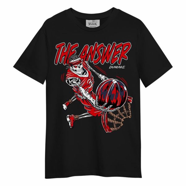 Low OG Howard Bison 1s Shirt - The Answer Skeleton Unisex Shirt Matching Jordan Shirt Jezsport.com