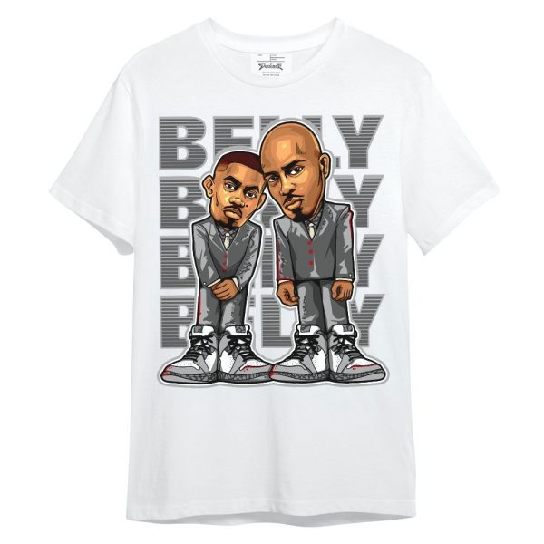 Cement Grey 3s Shirt - Belly Sneakers Graphic Unisex Shirt Matching Jordan Shirt Jezsport.com