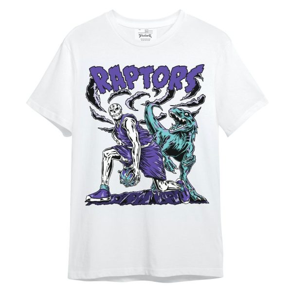 Low Hornets 1s Shirt - Raptors Skeleton Unisex Shirt Matching Jordan Shirt Jezsport.com