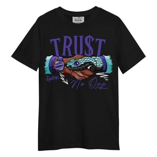 Low Hornets 1s Shirt, Snake Trust No One Unisex Shirt Matching Jordan Shirt Jezsport.com