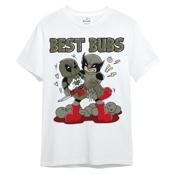 Low OG Medium Olive 1s Shirt - Bubs Cartoon Unisex Shirt Matching Jordan Shirt Jezsport.com