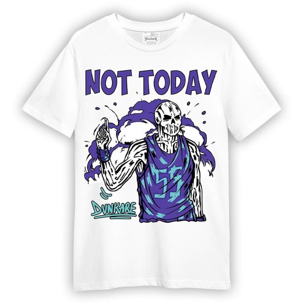 Low Hornets 1s Shirt - Not Today Skeleton Shirt Unisex Matching Jordan Shirt Jezsport.com