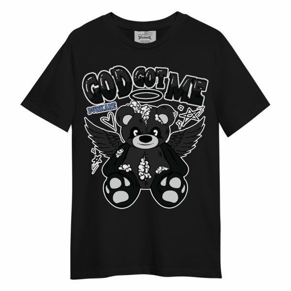 Mid Space Jam 1s Shirt - Gods Guides Me Bear Unisex Shirt Matching Jordan Shirt Jezsport.com