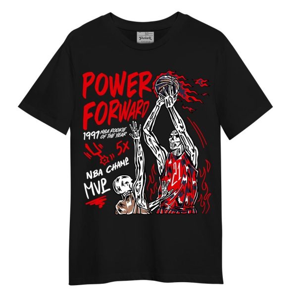 Low OG Howard Bison 1s Shirt - Power Shot Skeleton Shirt Unisex Matching Jordan Shirt Jezsport.com