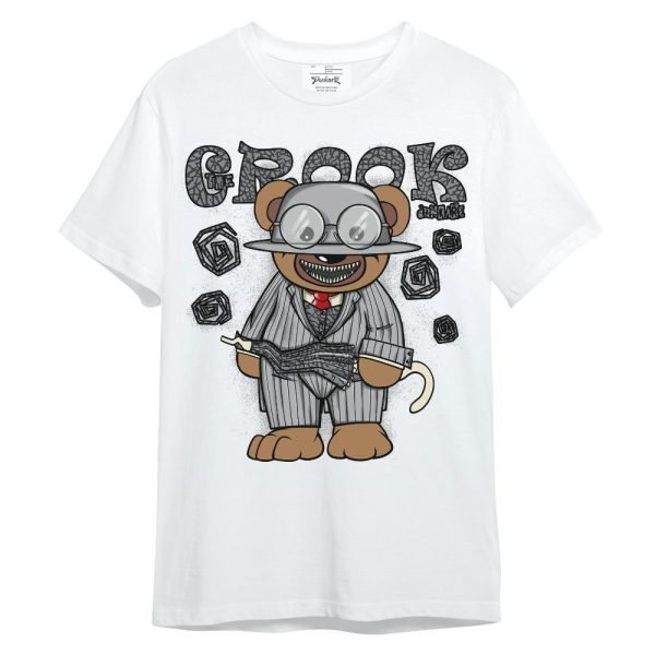 Cement Grey 3s Shirt - Swindler Bear Unisex Shirt Matching Jordan Shirt Jezsport.com