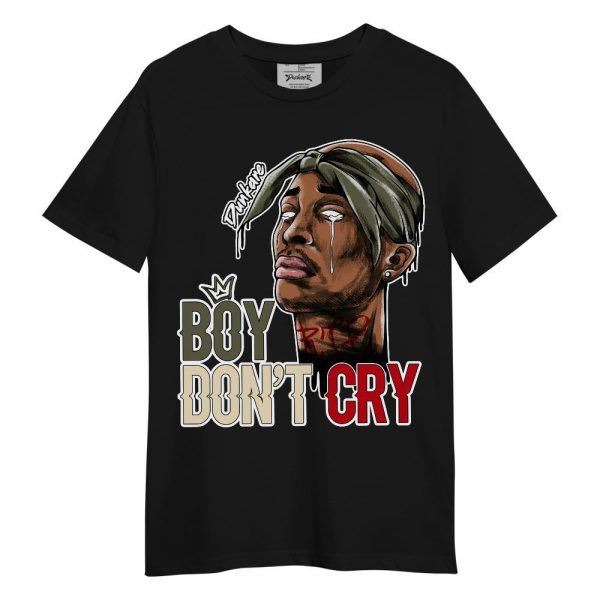 Low OG Medium Olive 1s Shirt - Boiz Ain't Cry Unique Unisex Shirt Matching Jordan Shirt Jezsport.com