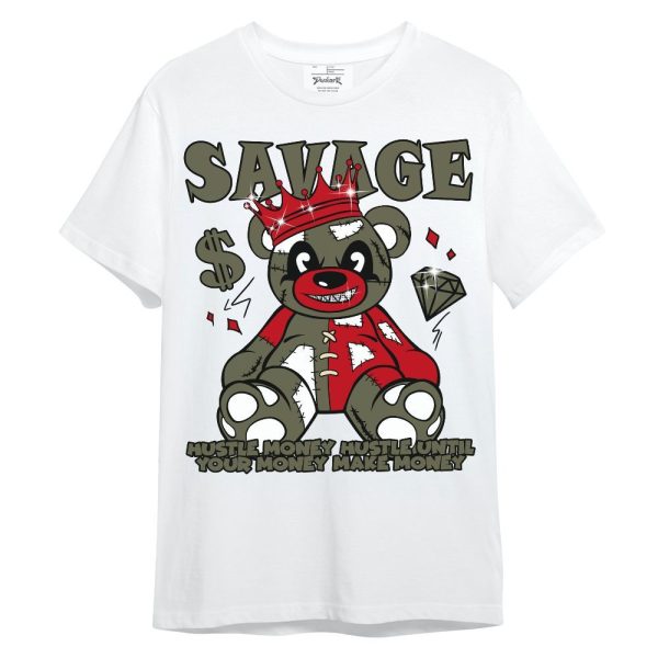 Low OG Medium Olive 1s Shirt - Savages Bear Unisex Shirt Matching Jordan Shirt Jezsport.com