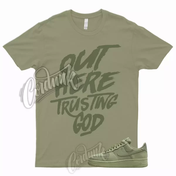 Air Force 1 Low Premium Oil Green Shirt Cargo Khaki Rough Olive Dunk Mid TG Jezsport.com