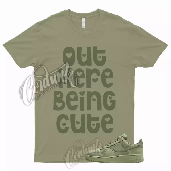 Air Force 1 Low Premium Oil Green Shirt Cargo Khaki Rough Olive Dunk Mid CUTE Jezsport.com