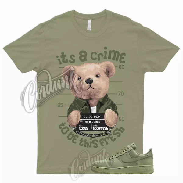 Air Force 1 Low Premium Oil Green Shirt Cargo Khaki Rough Olive Dunk Mid CRIME Jezsport.com