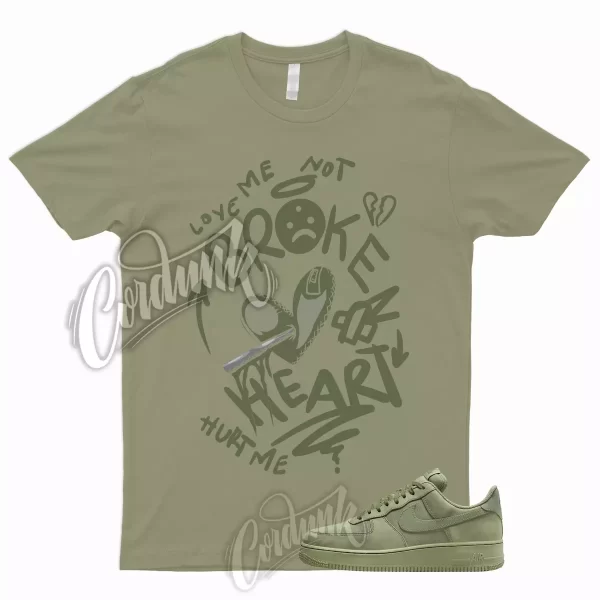 Air Force 1 Low Premium Oil Green Shirt Cargo Khaki Rough Olive Dunk Mid BROKEN Jezsport.com