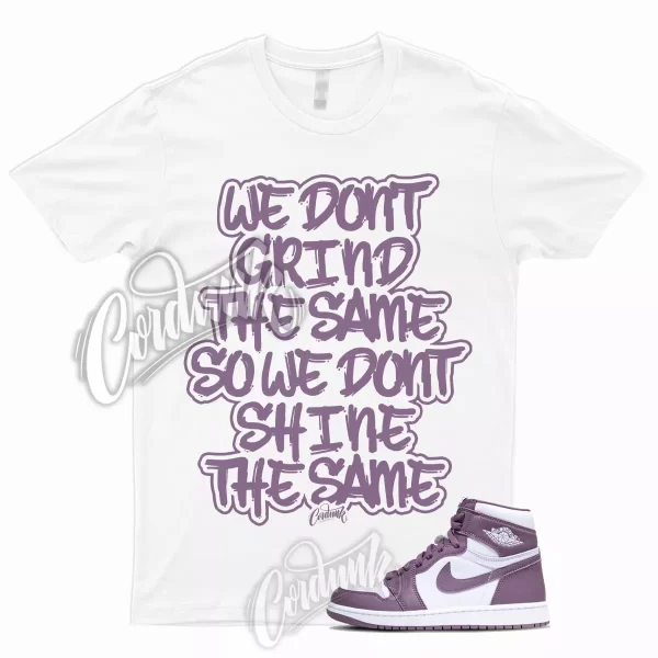 1 High OG Mauve Sky J White T Shirt to Match Sneakers GRIND, DZ5485-105 Jezsport.com