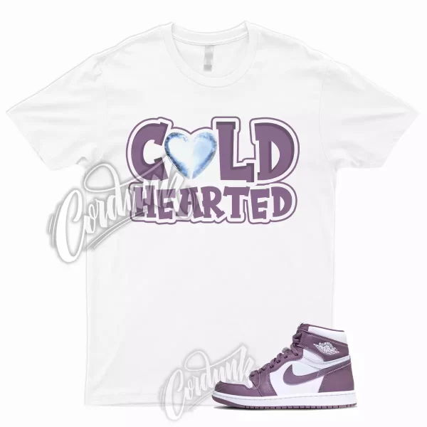 1 High OG Mauve Sky J White T Shirt to Match Sneakers COLD, DZ5485-105 Jezsport.com