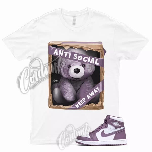 1 High OG Mauve Sky J White T Shirt to Match Sneakers AS2, DZ5485-105 Jezsport.com