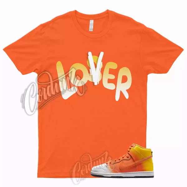 SB Dunk High Sweet Candy Tooth Shirt Amarillo Orange White Black 1 Corn LO Jezsport.com