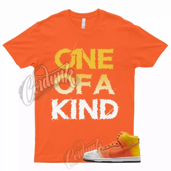 SB Dunk High Sweet Candy Tooth Shirt Amarillo Orange White Black 1 Corn 1OAK Jezsport.com