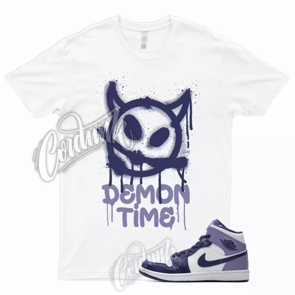 1 Mid Sky J Purple Light T Shirt Match GS Blueberry Thistle Dunk Low High DTIME, DQ8426-515 Jezsport.com