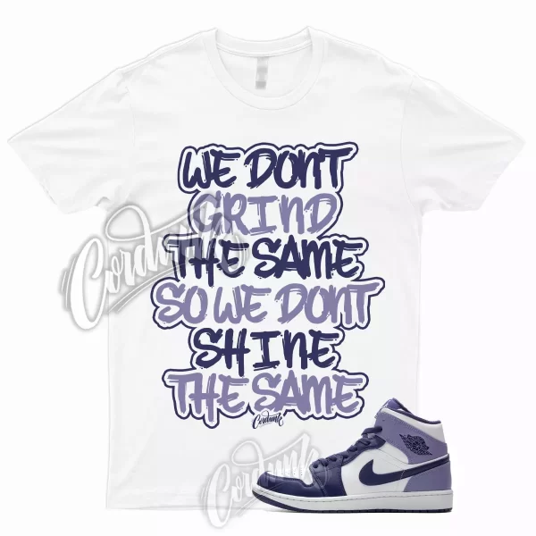 1 Mid Sky J Purple Light T Shirt Match GS Blueberry Thistle Dunk Low High GRIND, DQ8426-515 Jezsport.com