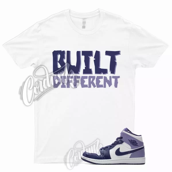 1 Mid Sky J Purple Light T Shirt Match GS Blueberry Thistle Dunk Low High BUILT, DQ8426-515 Jezsport.com