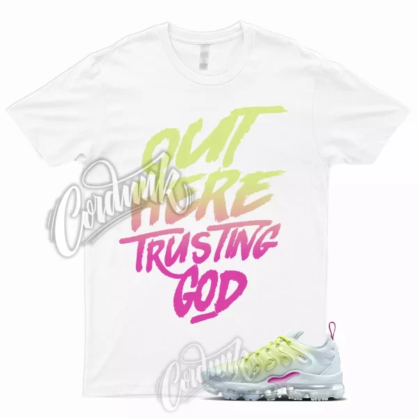 VaporMax Plus T Shirt Blue Tint Light Lemon Twist Fireberry 1 To Match TG Jezsport.com