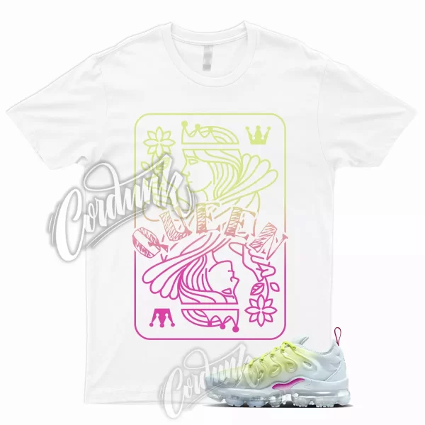 VaporMax Plus T Shirt Blue Tint Light Lemon Twist Fireberry 1 To Match QUEEN Jezsport.com