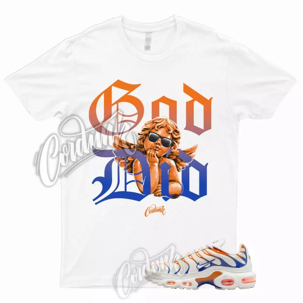 Air Max Plus Knicks Shirt Summit White Racer Blue Safety Orange Game Royal GDID Jezsport.com