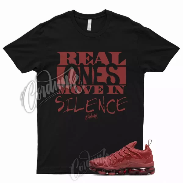 VaporMax Plus Cedar Red Rugged Orange Burgundy Shirt to Match Sneakers R1 Jezsport.com