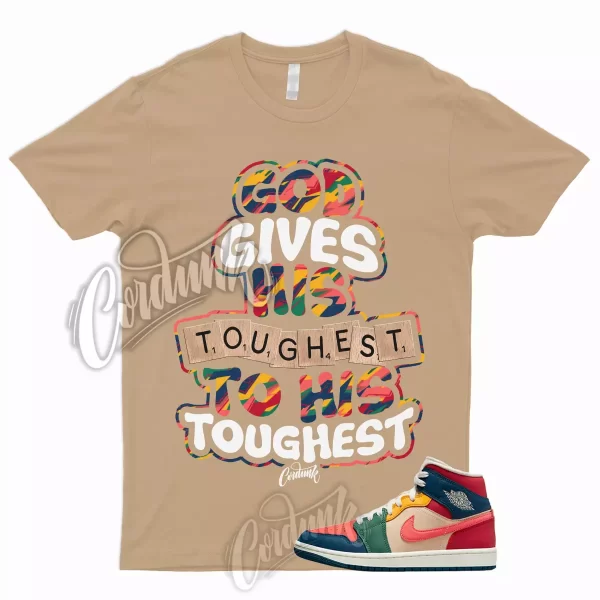 TOUGH T Shirt for 1 Mid Magic Ember Fire Red Taxi French Blue MultiColor Beach Jezsport.com