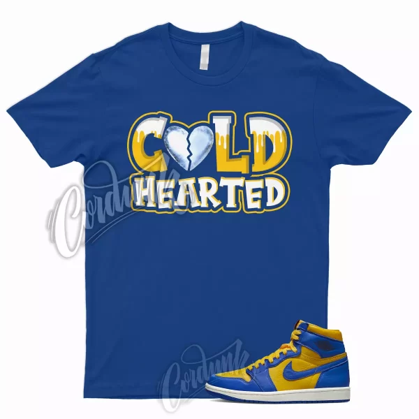 COLD T Shirt to Match 1 Reverse Laney High Varsity Maize Game Royal Jordan Dunk Jezsport.com