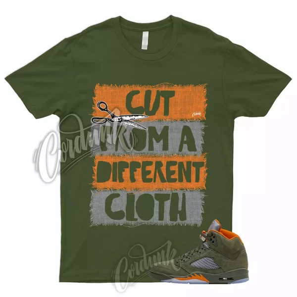 5 Olive Army Solar Orange Black Retro Green Sequoia Shirt to Match CUT Jordan Jezsport.com