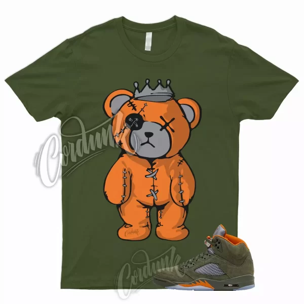 5 Olive Army Solar Orange Black Retro Green Sequoia Shirt to Match CROWN Jordan Jezsport.com