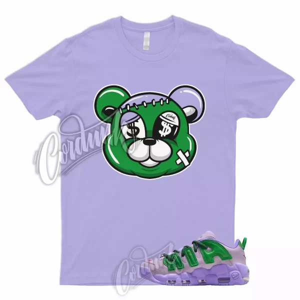 Air More Uptempo Low Lilac T Shirt to Match 1 Apple Green University Red STITCH Jezsport.com