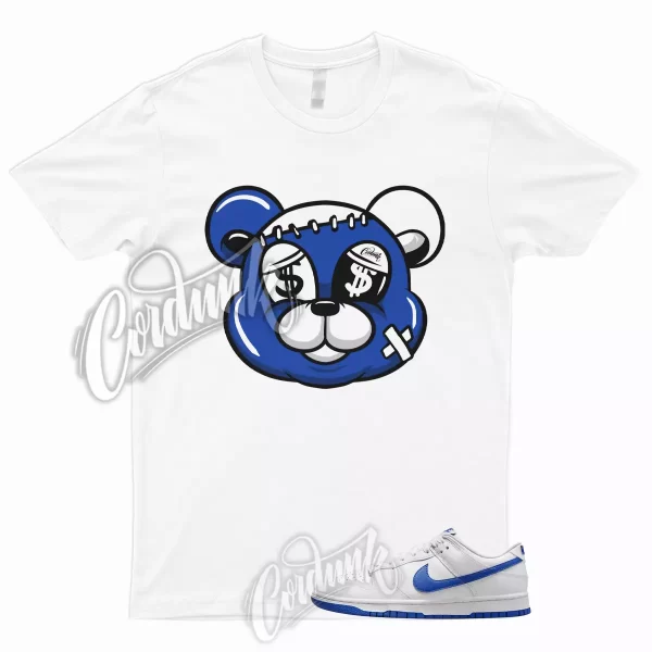 Dunk Low White Hyper Royal T Shirt to Match 1 Cobalt Kentucky Game Blue 1 STITCH Jezsport.com