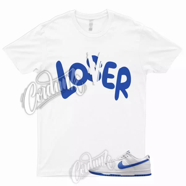 Dunk Low White Hyper Royal T Shirt to Match 1 Cobalt Kentucky Game Blue 1 LO Jezsport.com