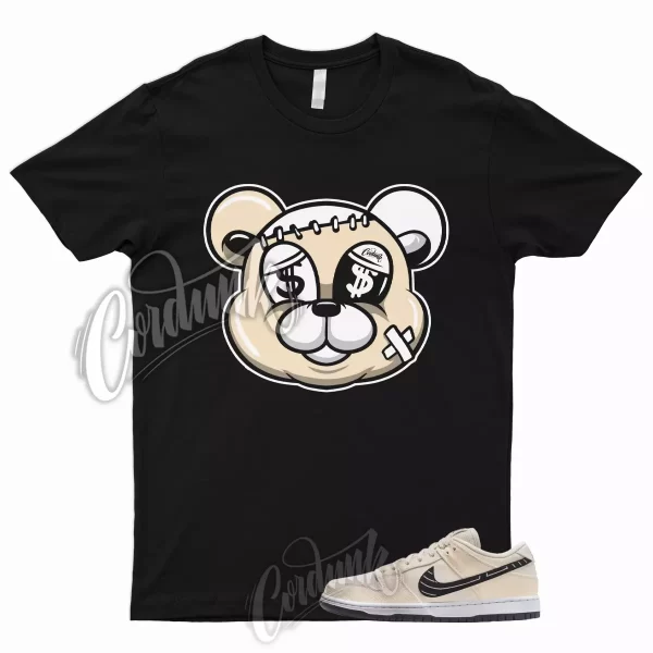 Dunk Low Albino SB Fossil Sail Black T Shirt to Match 1 STITCH Jezsport.com