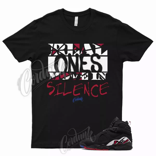 8 Retro Playoffs 2023 T Shirt Black True Red Varsity Royal Match 1 12 13 R1 Jezsport.com