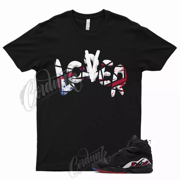 8 Retro Playoffs 2023 T Shirt Black True Red Varsity Royal Match 1 12 13 LO Jezsport.com